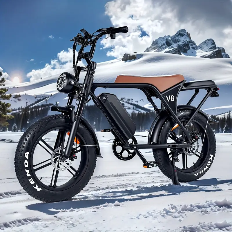 electric bike v8 electric mountain bike with 740w motor 48v 15ah removable larger battery 25km h 20 tire e   speed adult electric bicycles electric dirt bike electric mountain bike electric bicycle for adults electric mountain bike details 2