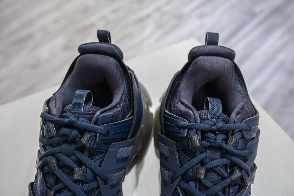 Balenciaga Track Clear Sole Sneaker in Dark Navy、mysite、Cacoeks