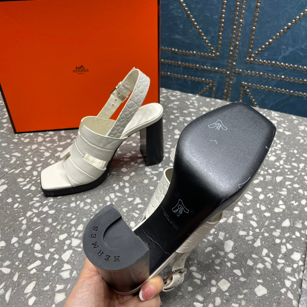 ERIS SANDAL 95 WHITE CALFSKIN、mysite、Cacoeks