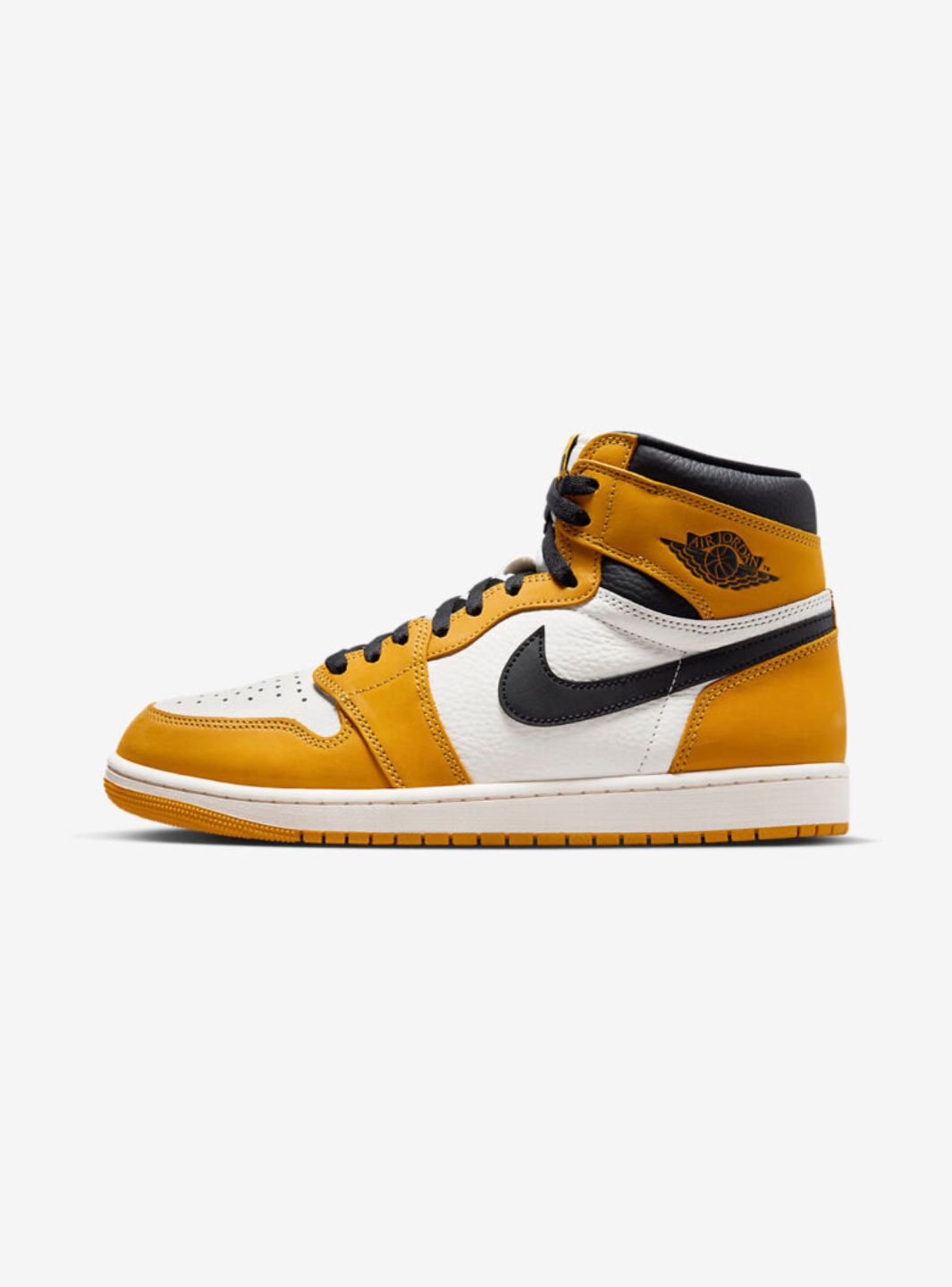 Air Jordan 1 Retro High OG Yellow Ochre、JORDAN、Cacoeks