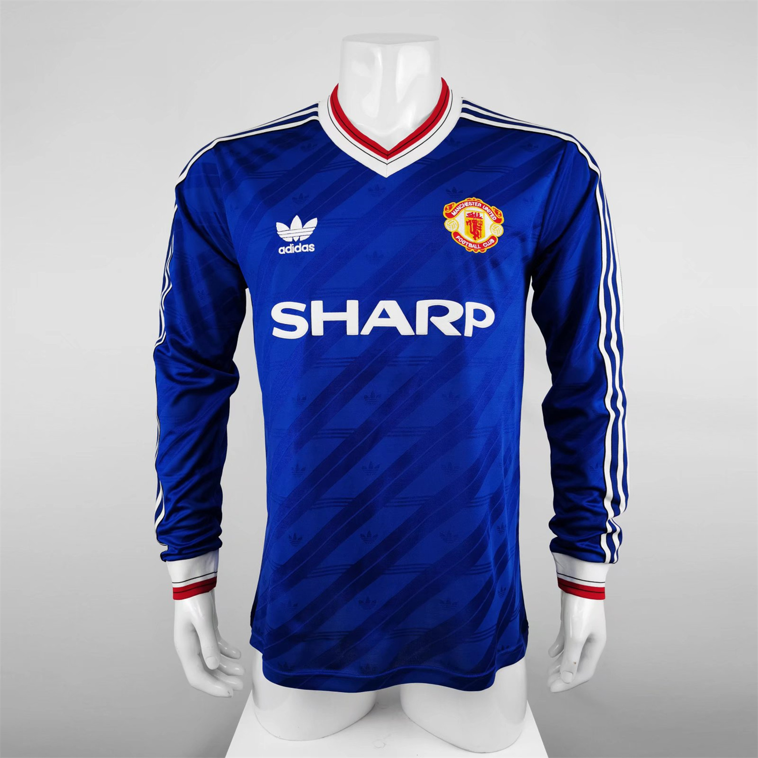 ManixJersey.com | Retro Manchester United 86-88 Third Long Sleeve Jersey -Customize Name, Number and Patch | Worldwide Shipping
