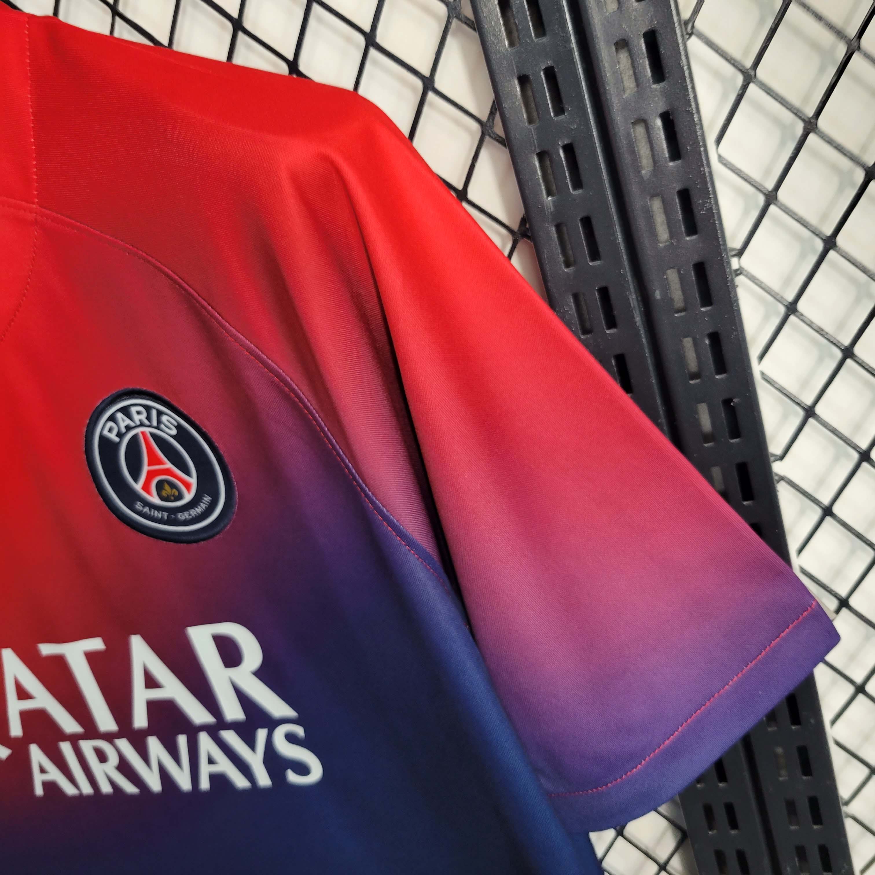 2023/2024 Paris Saint-Germain Red-Blue Training Kit:football jersey mysite: unitedjerseyfootball 邓江浪:football