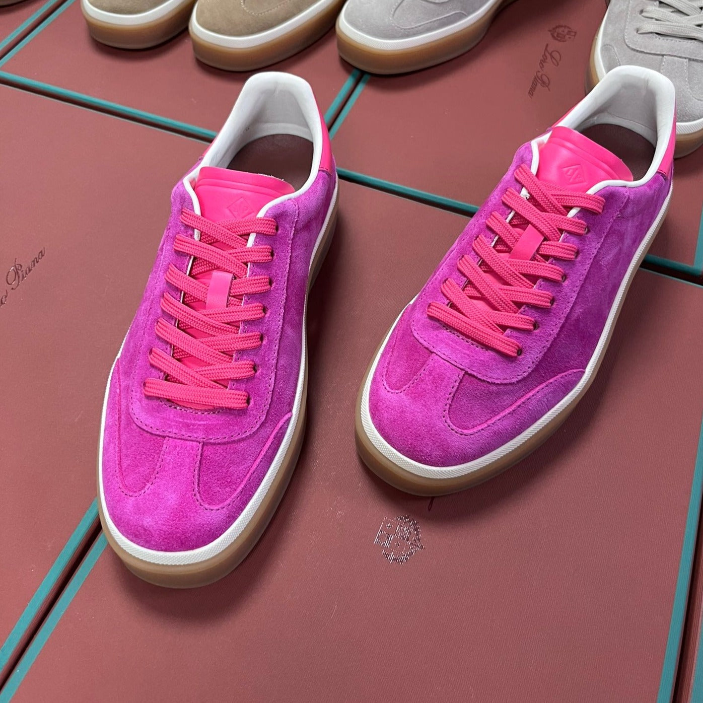 LP TENNIS WALK SNEAKERS BARBIE PINK CALFSKIN、mysite、Cacoeks