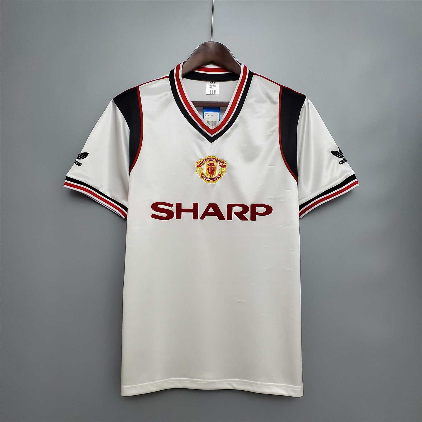 Higojerseys-Retro Manchester United 85-86 Away Jersey