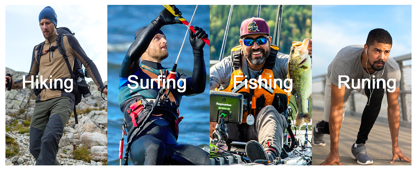 Protect your skin from the sun's harmful UVA/UVB rays with our UPF 50+ fabric.