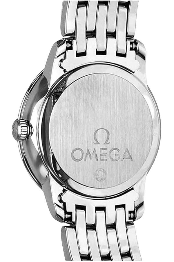 Omega De Ville Ref. 424.10.24.60.05.001 Super Clone Watch – White Dial Stainless Steel Bracelet Fake Replica