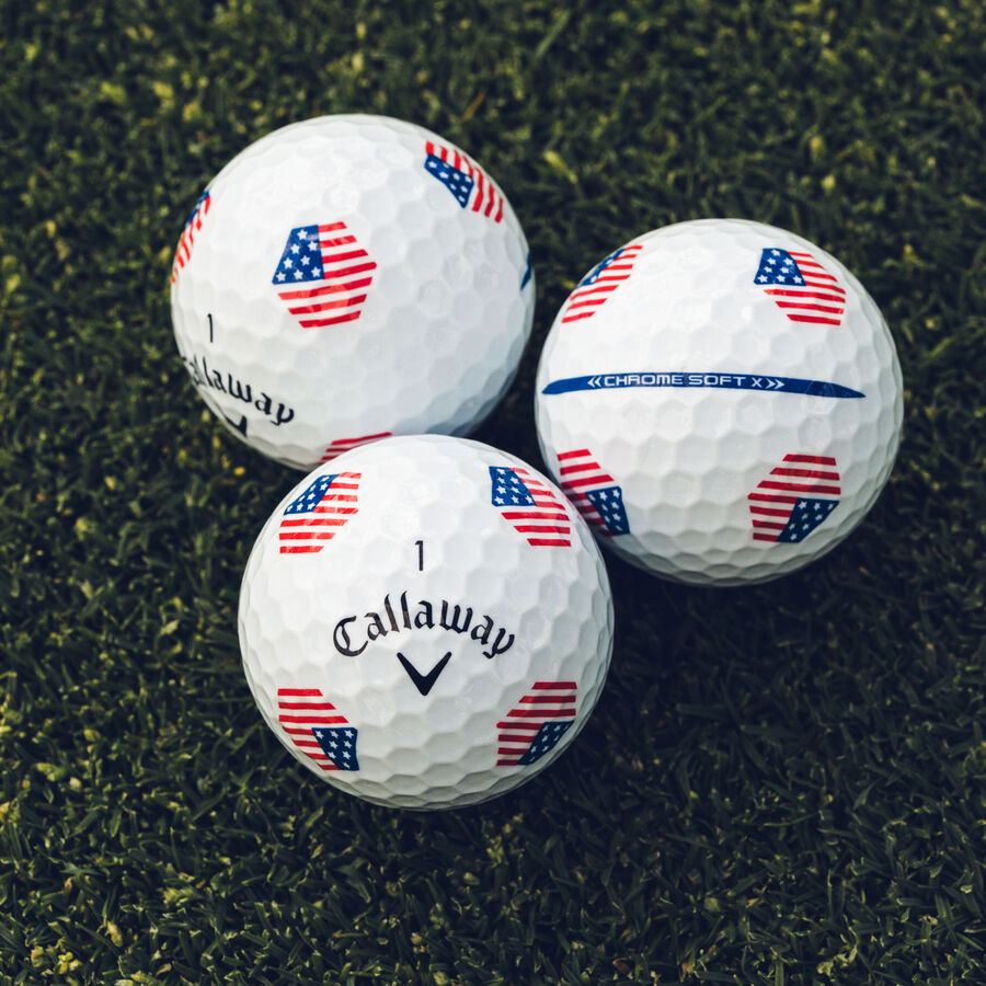 Chrome Soft X USA TruTrack Golf Balls - Featured