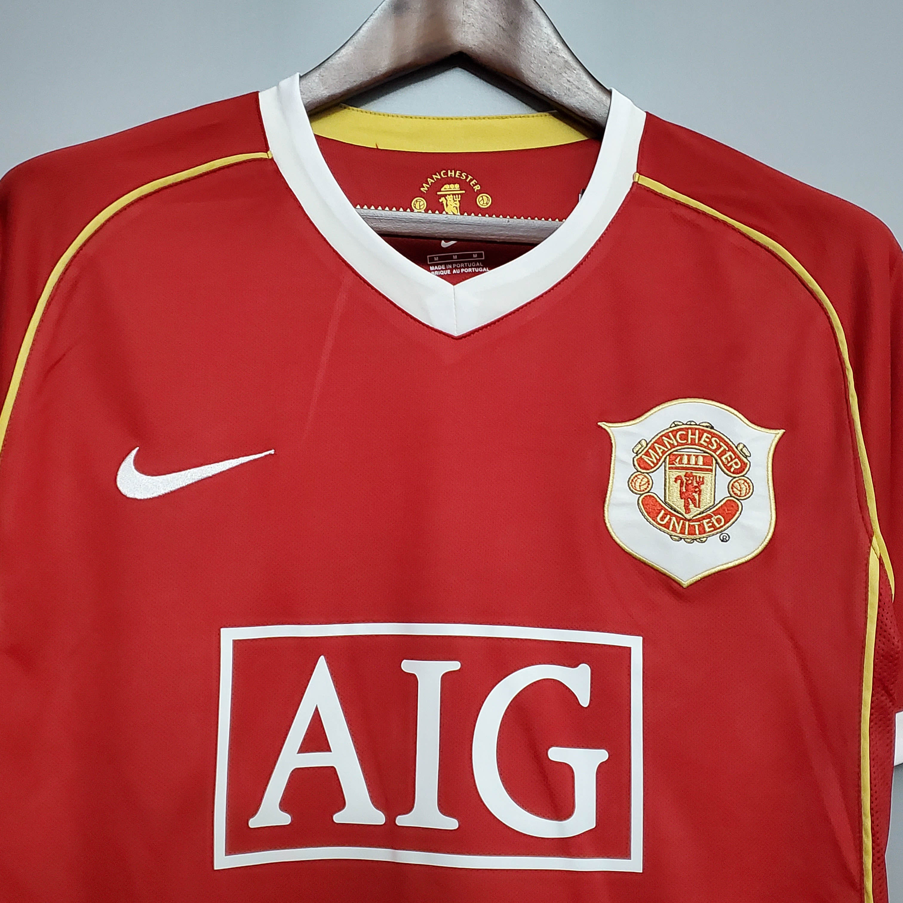 2006/2007 Retro Manchester United Home Football Shirt 1:1 Thai Quality:football jersey mysite: unitedjerseyfootball 邓江浪:football