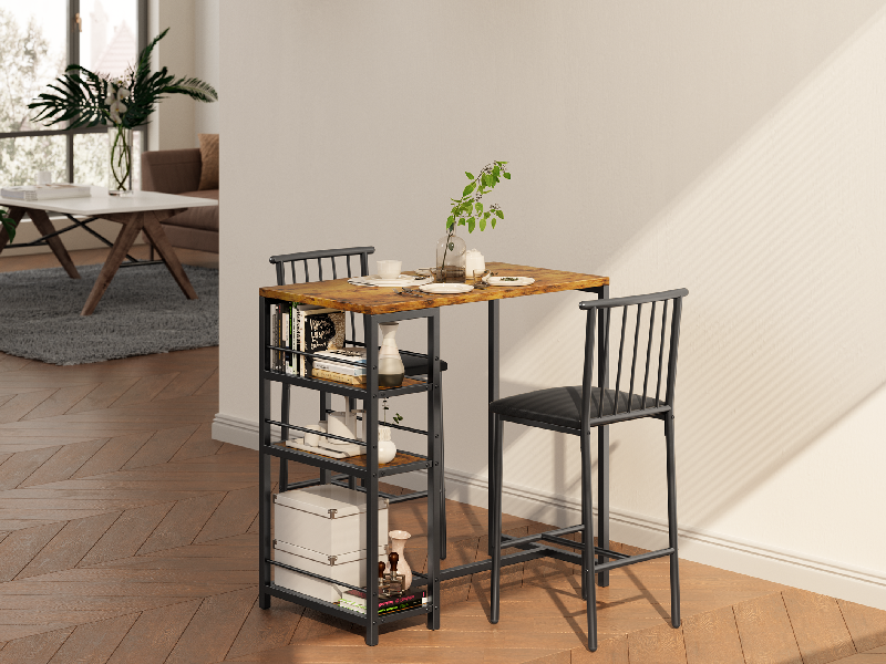 Bar Table and Chairs Set Modern Pub Table Set
