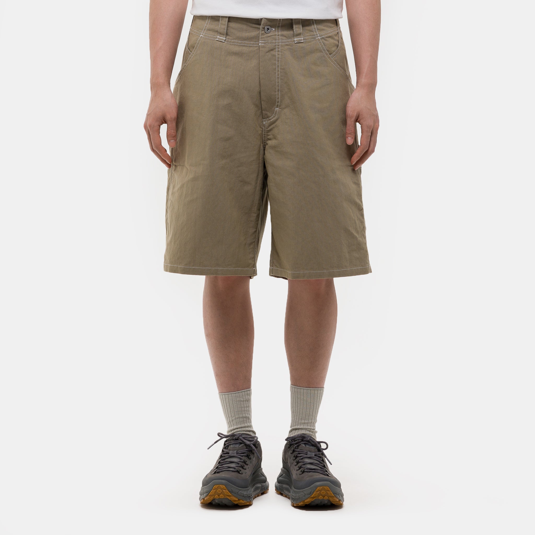 Welder Shorts in Travertine