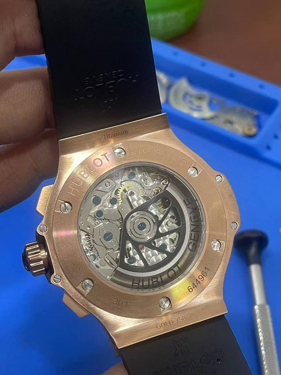 Hublot Big Bang Steel Rose 301.PB.131.RX Replica-fasswatch