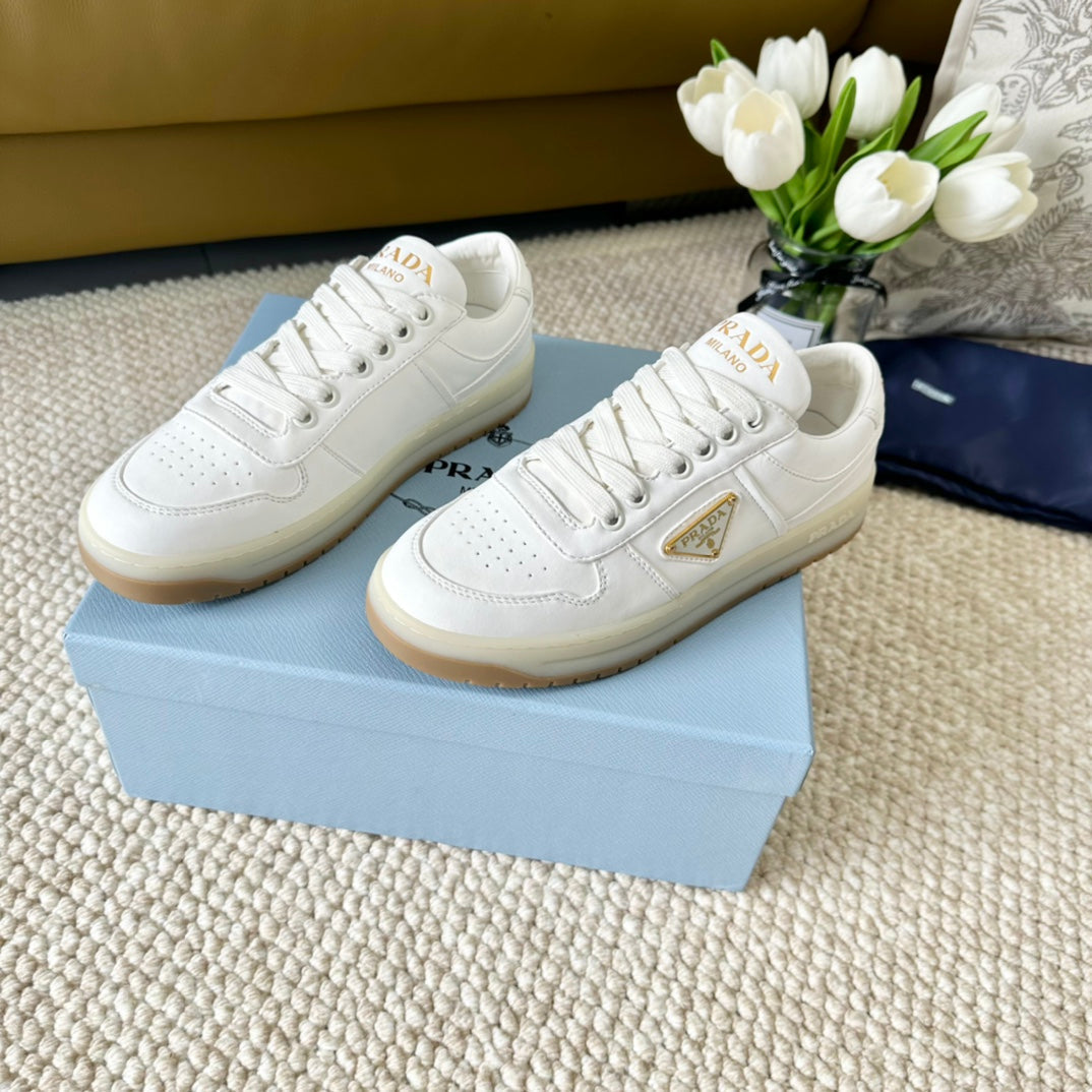 PRA DOWNTOWN NAPPA SNEAKERS WHITE CALFSKIN、mysite、Cacoeks