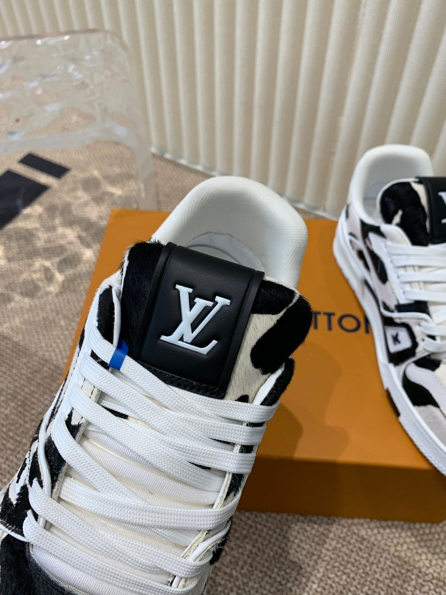 LV TRAINER SNEAKER BLACK MIX WHITE、mysite、Cacoeks