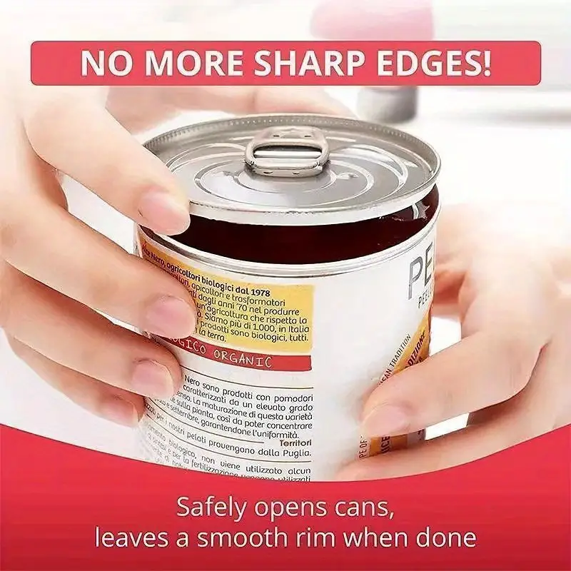 1pc novelty can opener jar opener lid remover aid arthritis weak hands and seniors accessories manual compact can opener easy twist release portable space saving stainless steel details 2