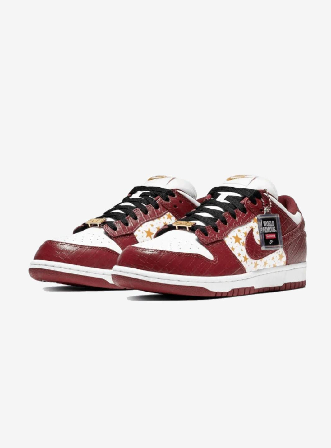 Nike SB Dunk Low Supreme Stars Barkroot Brown (2021)、NIKE、Cacoeks