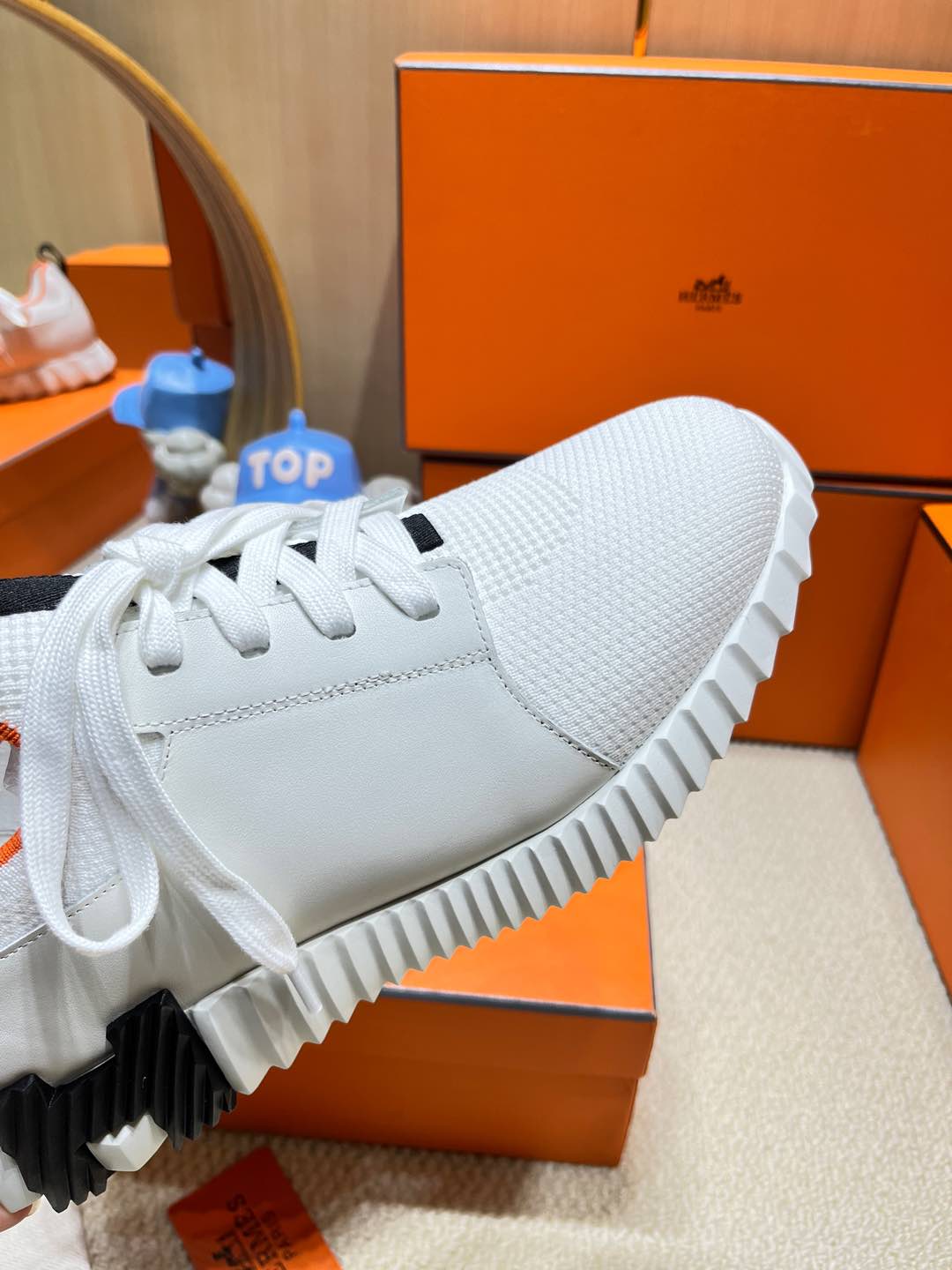 DEPART SLIP-ON SNEAKER IN WHITE KNIT AND CALFSKIN、mysite、Cacoeks