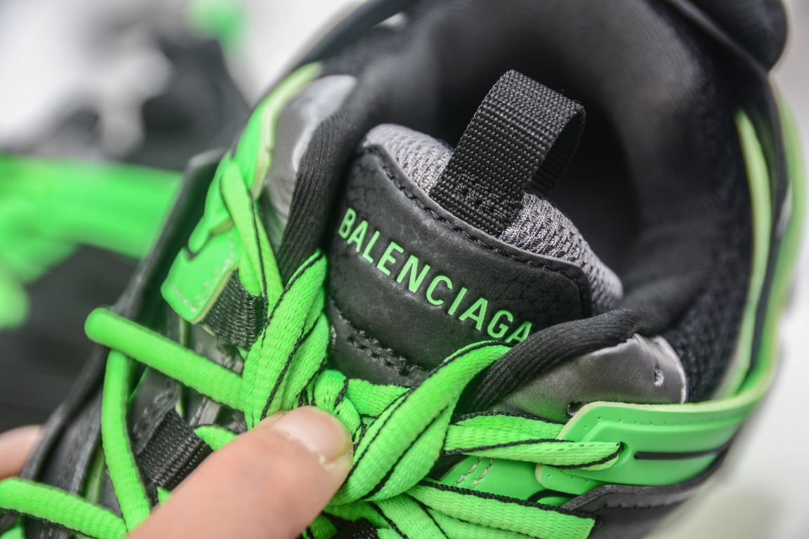 Balenciaga Track Trainer Black Fluo Green、mysite、Cacoeks