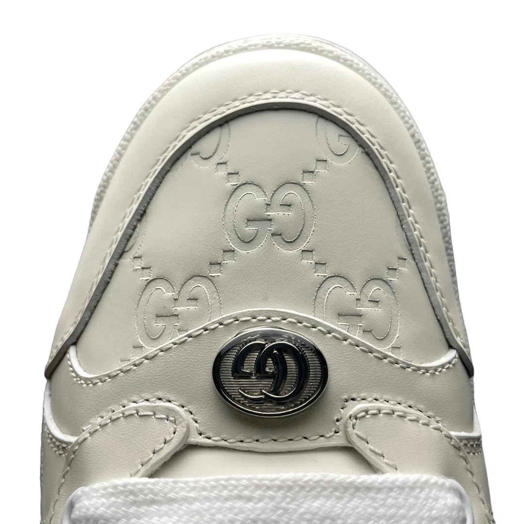 Gucci Screener Sneaker with Green and red Web in White、mysite、Cacoeks