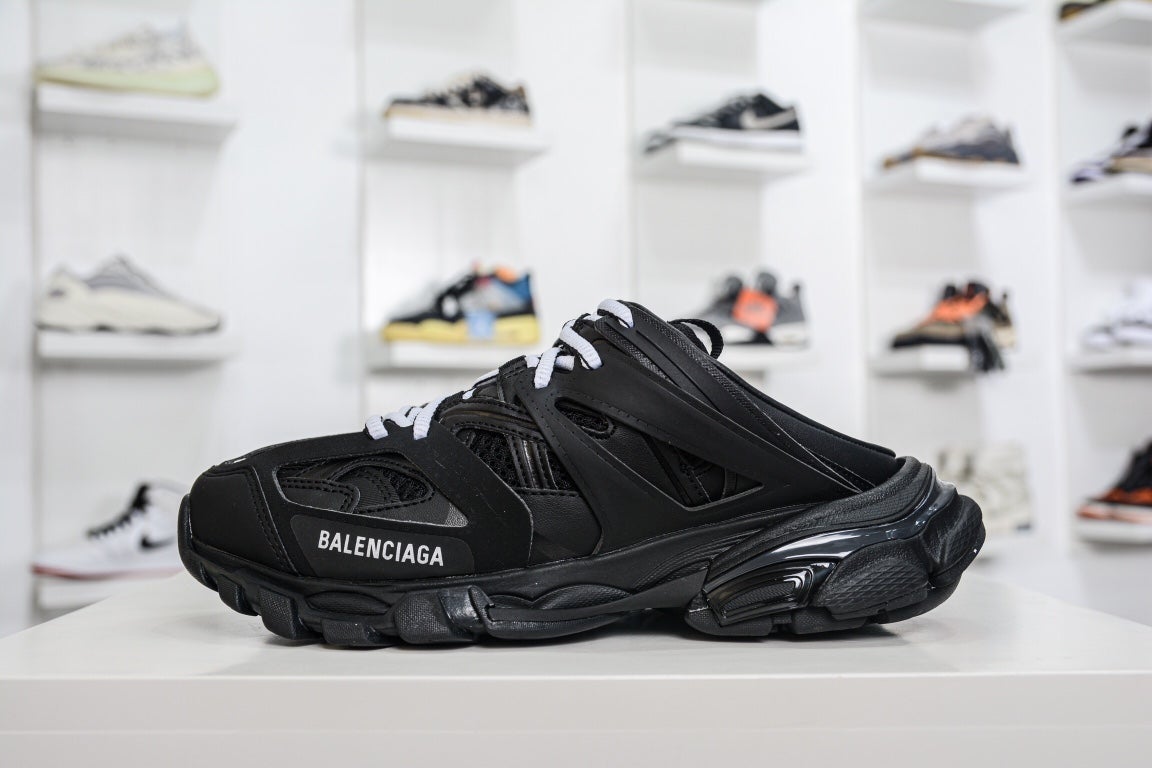 Balenciaga Track Mule in Black、mysite、Cacoeks