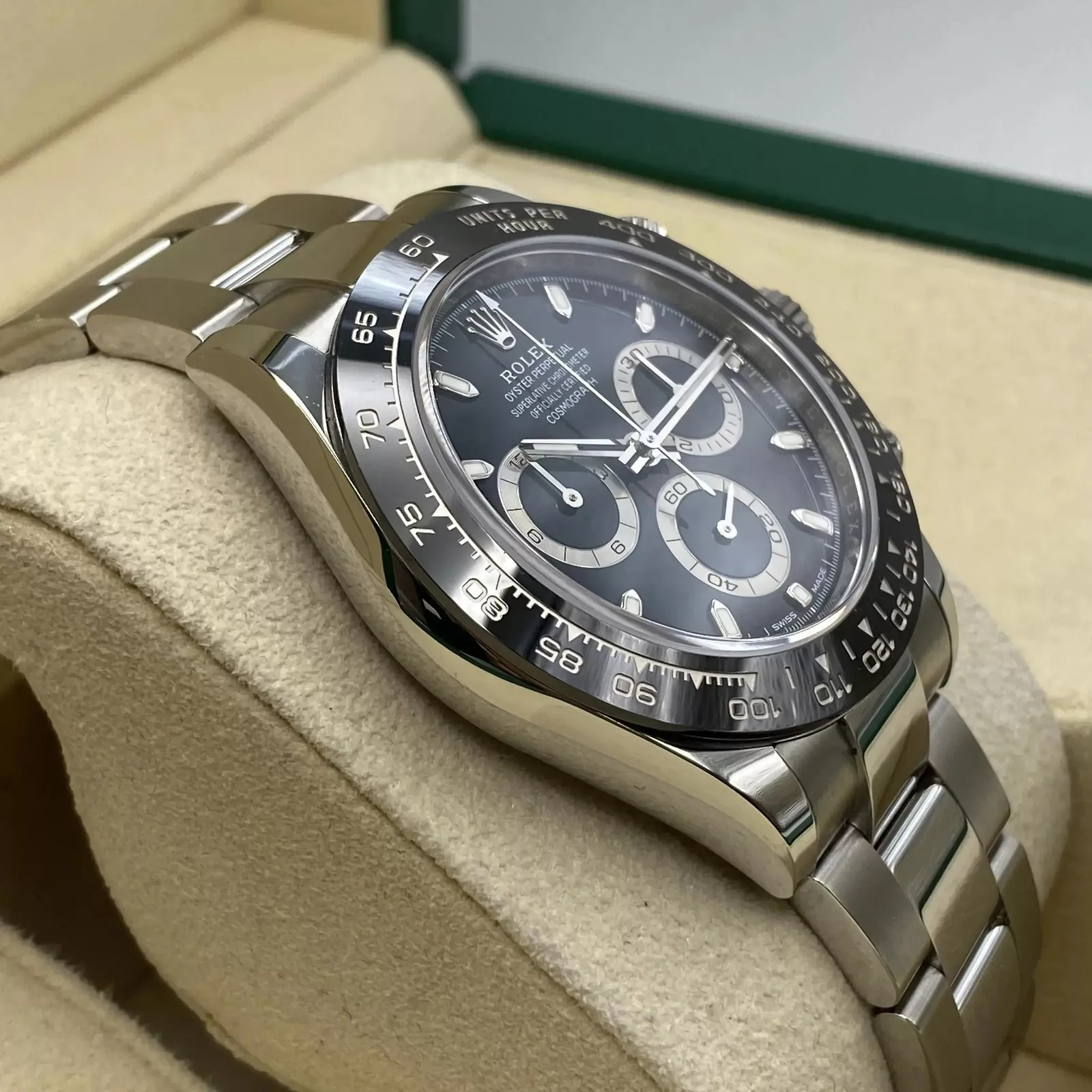 Rolex Daytona Black DialNew 2024 Super CloneSwiss Replica Watch Ref126500LN 4131 SwissMovement