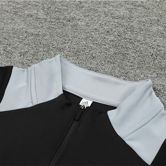 Higojerseys-Manchester United 24-25 Long Sleeve Training Set - Black