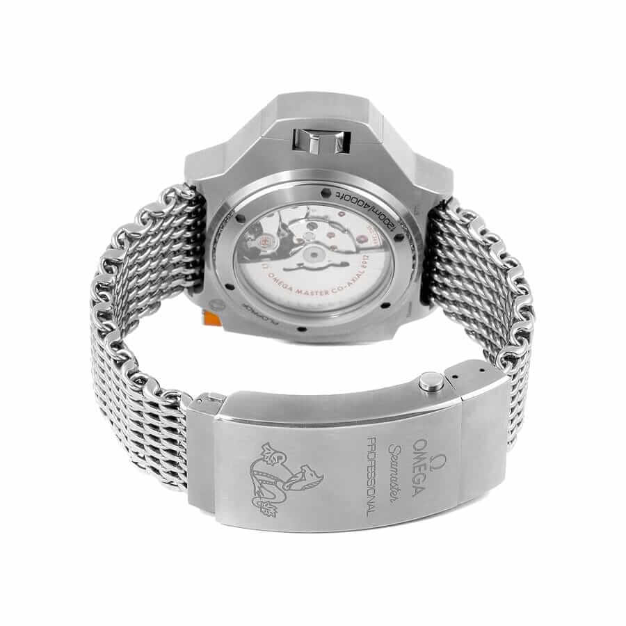omega seamaster ploprof 1200m titanium 227 90 55 21 99 001 grey dial 2