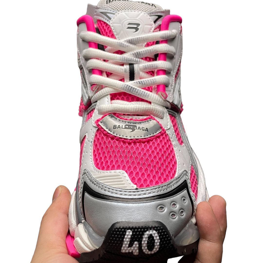 Balenciaga Runner Trainer in Pink White、mysite、Cacoeks