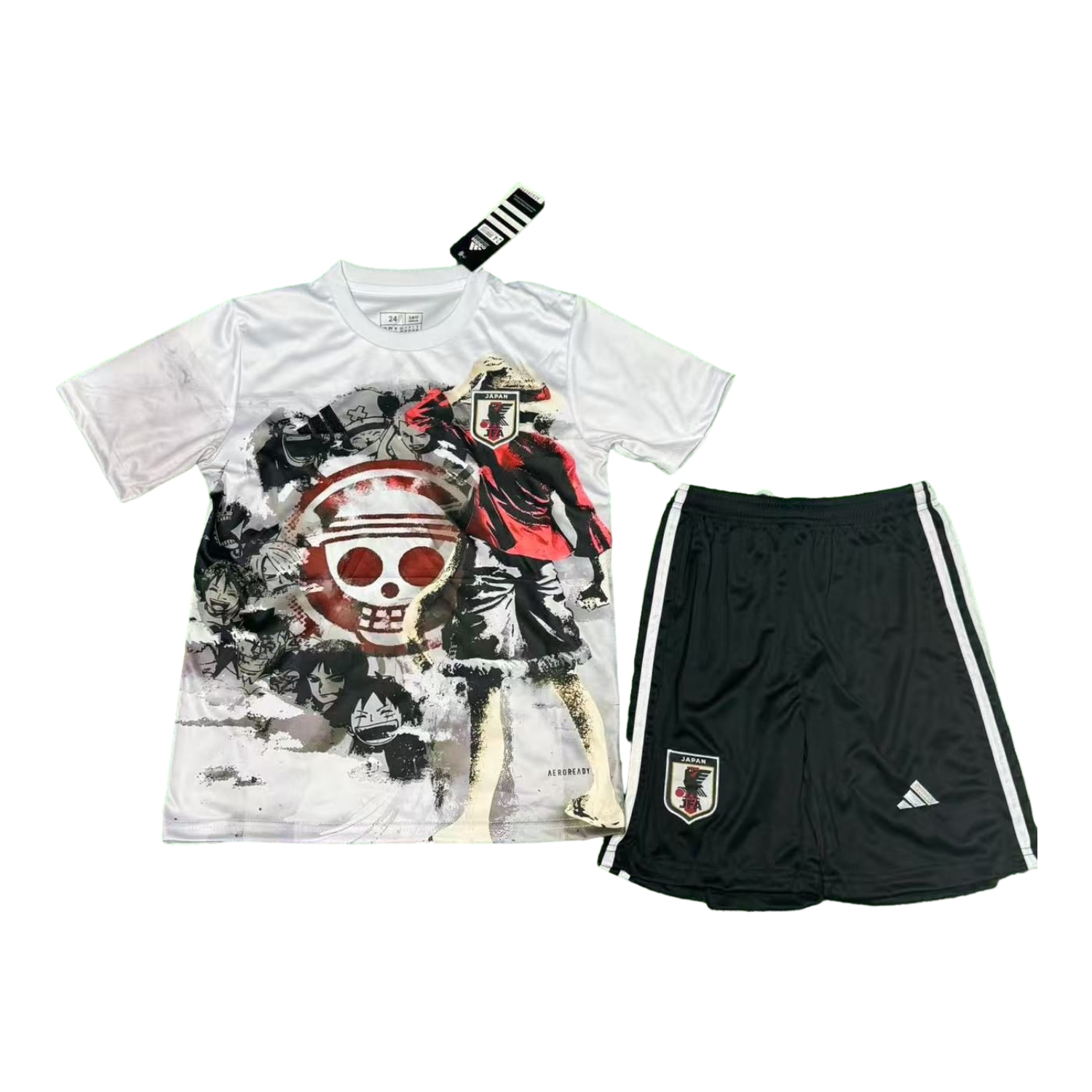 UltraTrikot-Japan 25-26 Luffy And Skull White Special Kids Kit