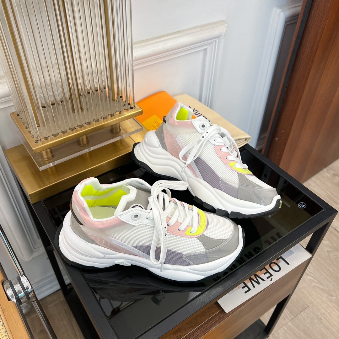 LV RUN 55 SNEAKER GREEN PLANTAIN、mysite、Cacoeks