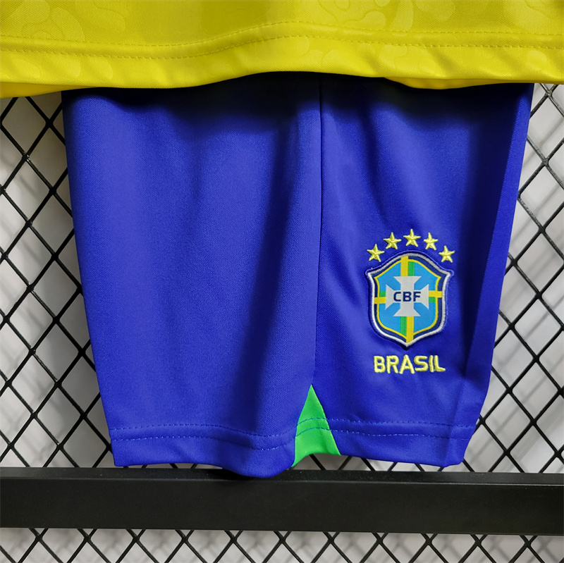 World Cup 2022 Brazil 22-23 Home Kids Kit:football jersey mysite: unitedjerseyfootball 邓江浪:football