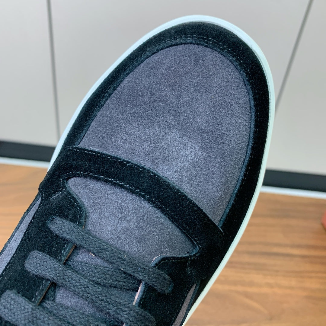 LP NEWPORT WALK SNEAKERS BLACK AND LEAD SUEDE、mysite、Cacoeks