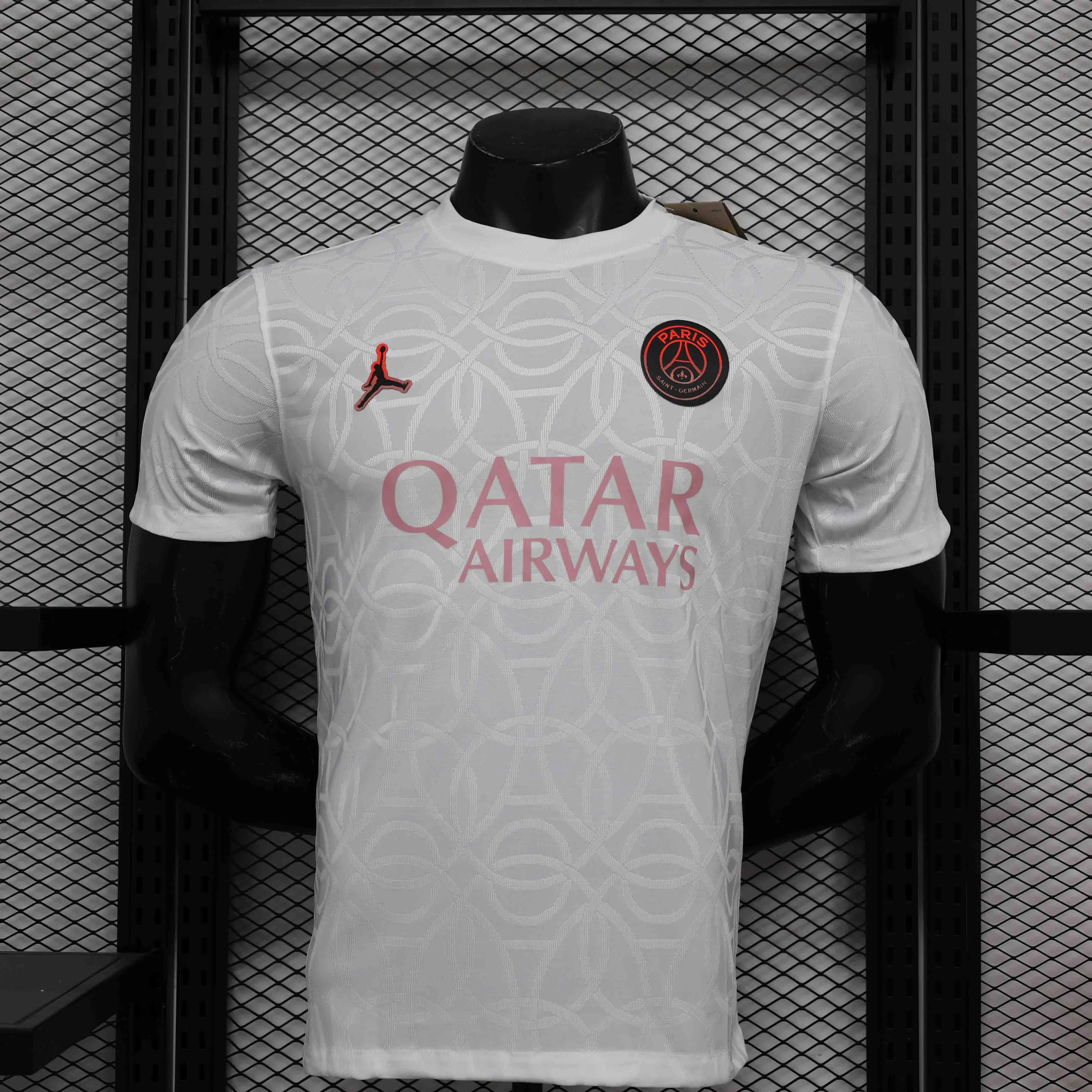 25-26 Paris Saint-Germain PSG Academy Pro Pre-Match White Jersey Customized team emblem stars - Player Version: Ajax 24-25 Home Stadium Jersey - Fans Version mysite: Adidas luxuryfootballshirts.com: https://www.luxuryfootballshirts.com/