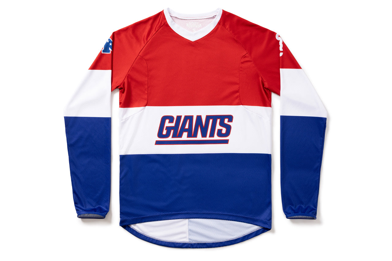 State Bicycle Co. | NFL Collection – Long-Sleeve MTB Jersey – New York Giants、mySite、bearsvspackers