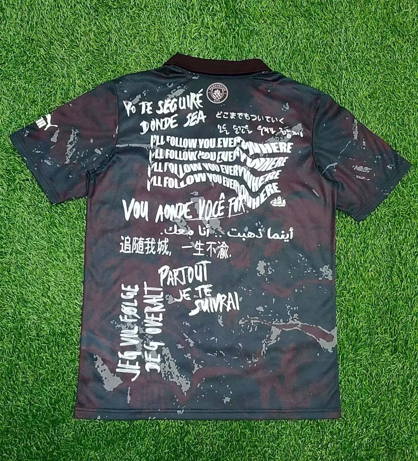 2025/2026 Manchester City Special Edition Black Football Shirt 1:1 Thai Quality:football jersey mysite: unitedjerseyfootball 邓江浪:football