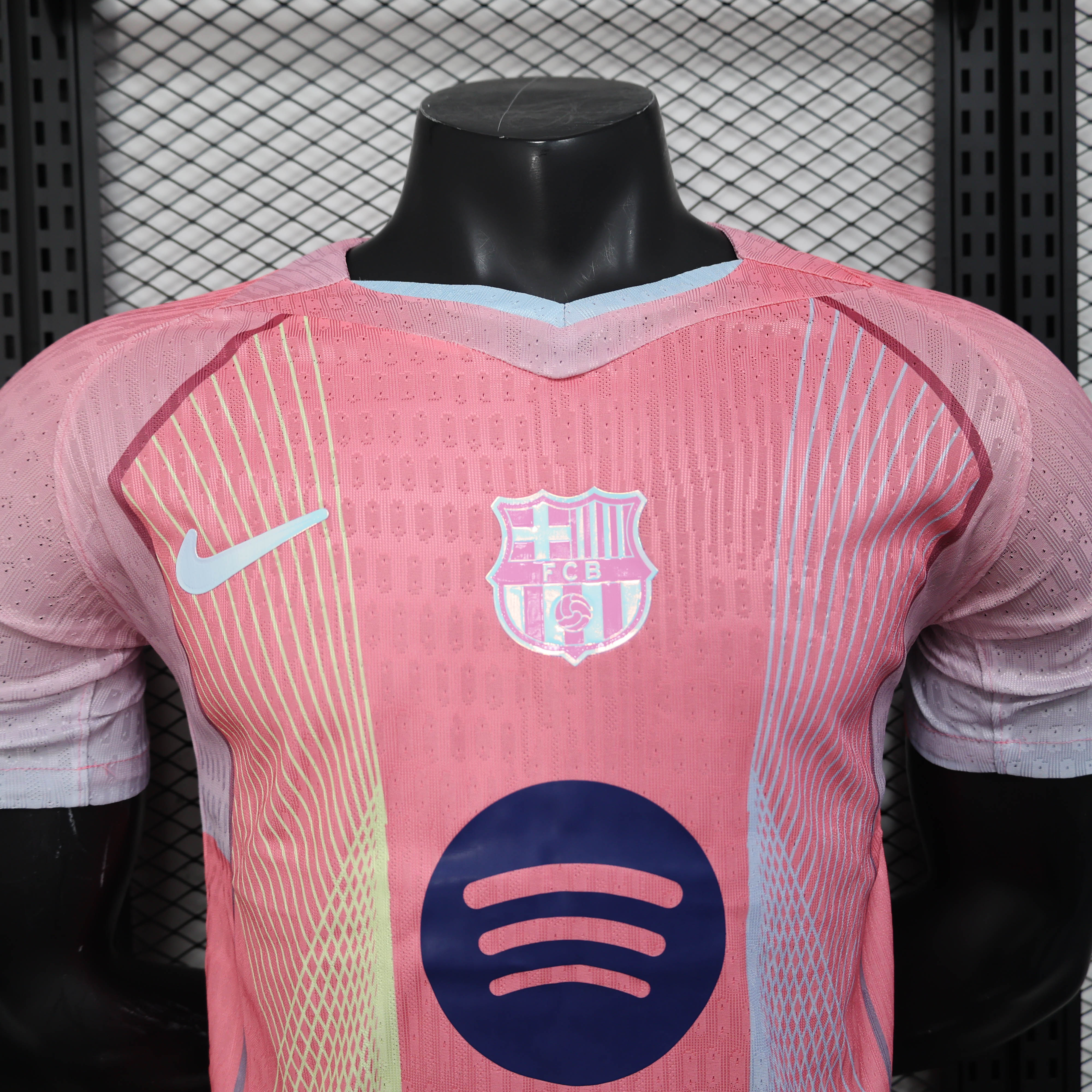 2025/2026 Player Version Barcelona Concept Pink Football Shirt 1:1 Thai Quality:football jersey mysite: unitedjerseyfootball 邓江浪:football