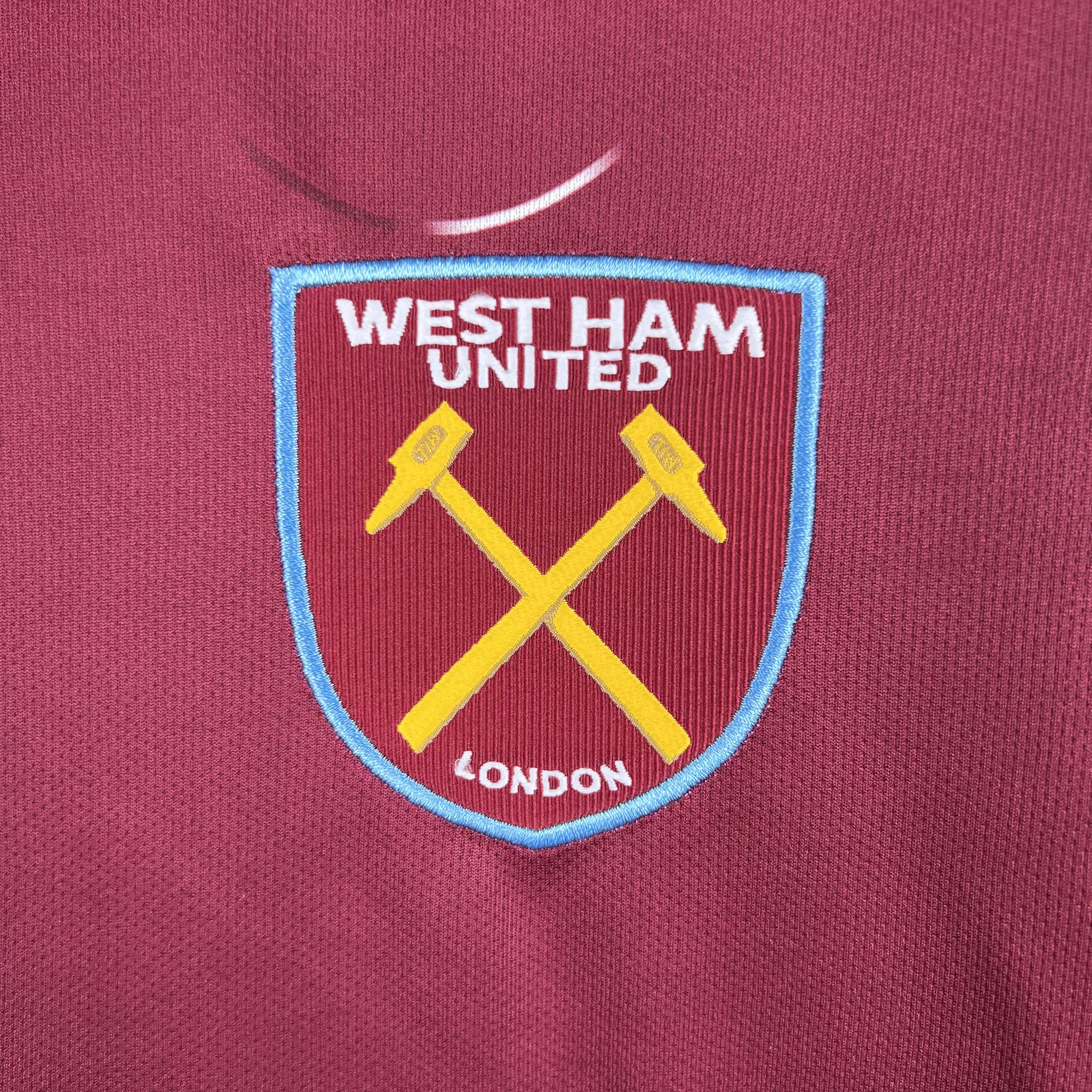 2023/2024 West Ham United Football Shirt Home 1:1 Thai Quality:football jersey mysite: unitedjerseyfootball 邓江浪:football