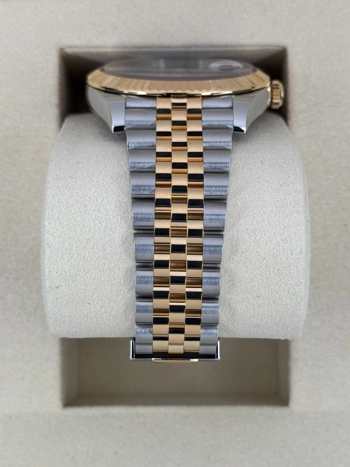 Rolex Datejust 36mm Super Clone Swiss Watch Yellow Rolesor Jubilee Bracelet White Mother of Pearl Dial Ref M126333-0020-3235 Swiss Movement