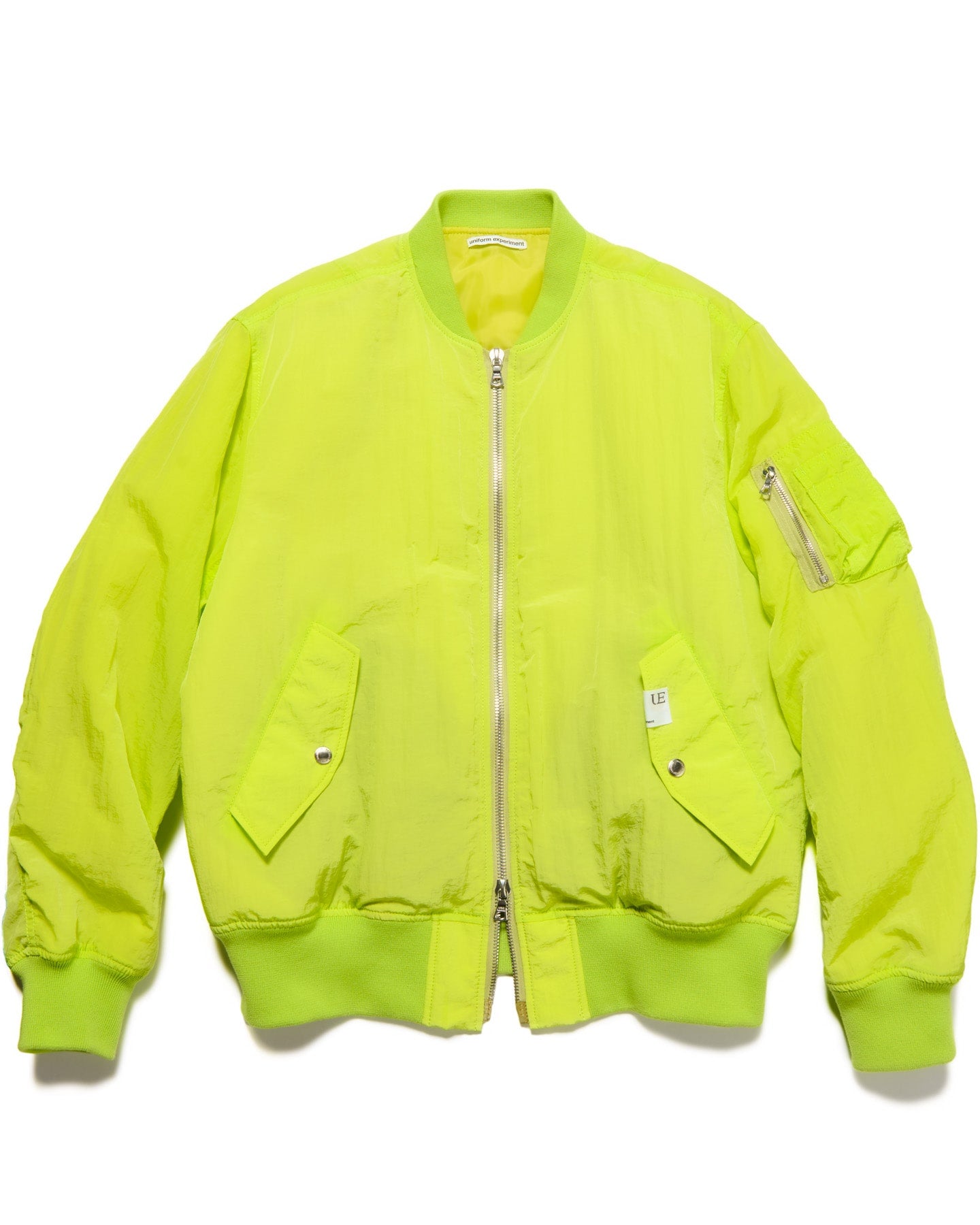 uniform experiment 25S/S CRYSTAL NYLON FLIGHT JACKET  UE-250020 