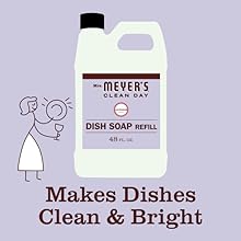 Lavender scent, Mrs. Meyer's Dish Soap Refill, Bulk