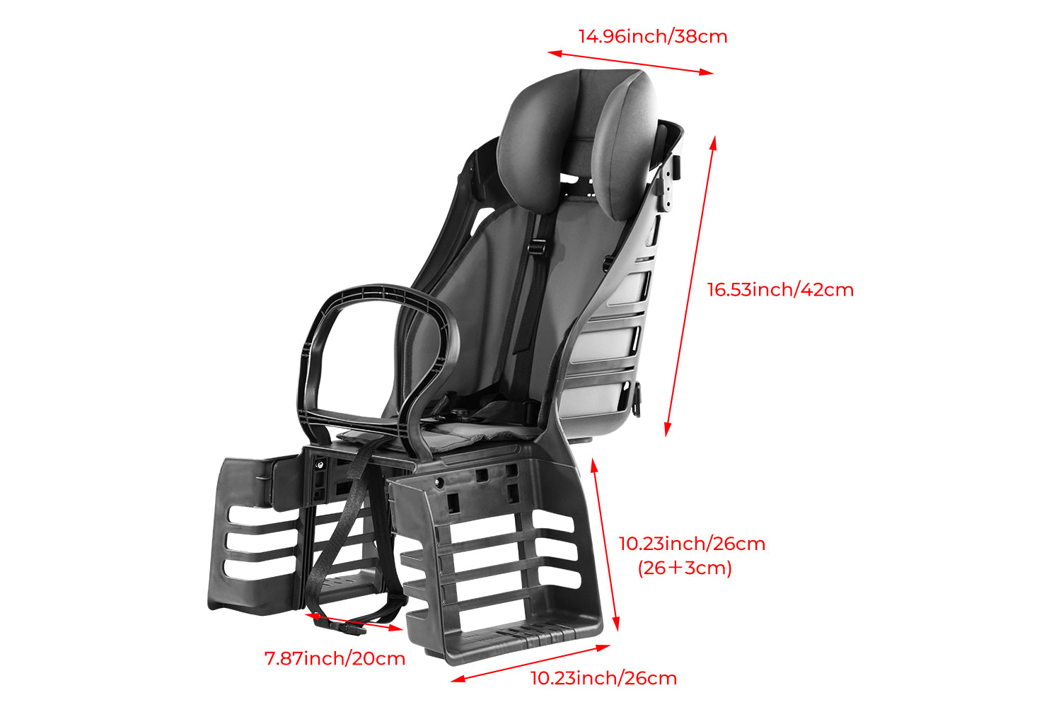 Ebike Child Carrier Seat, Rear Mounted Toddler Seat、mySite、bearsvspackers