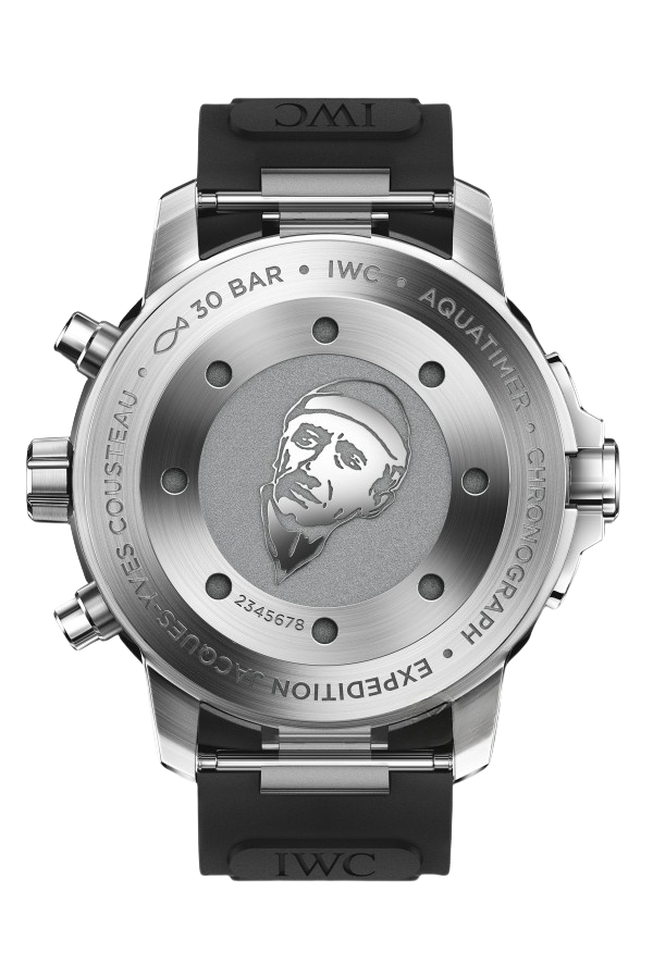 IWC Aquatimer Ref. IW376805 Super Clone Watch – Stainless Steel Black Dial “Jacques-Yves Cousteau Expedition” Special Edition Fake Replica