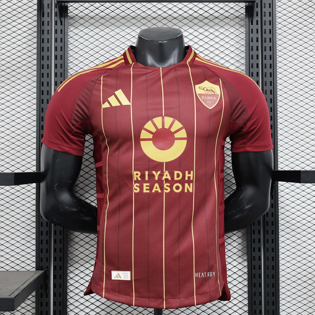 2024/2025 Player Version Roma Home Soccer Jersey 1:1 Thai Quality:football jersey mysite: unitedjerseyfootball 邓江浪:football