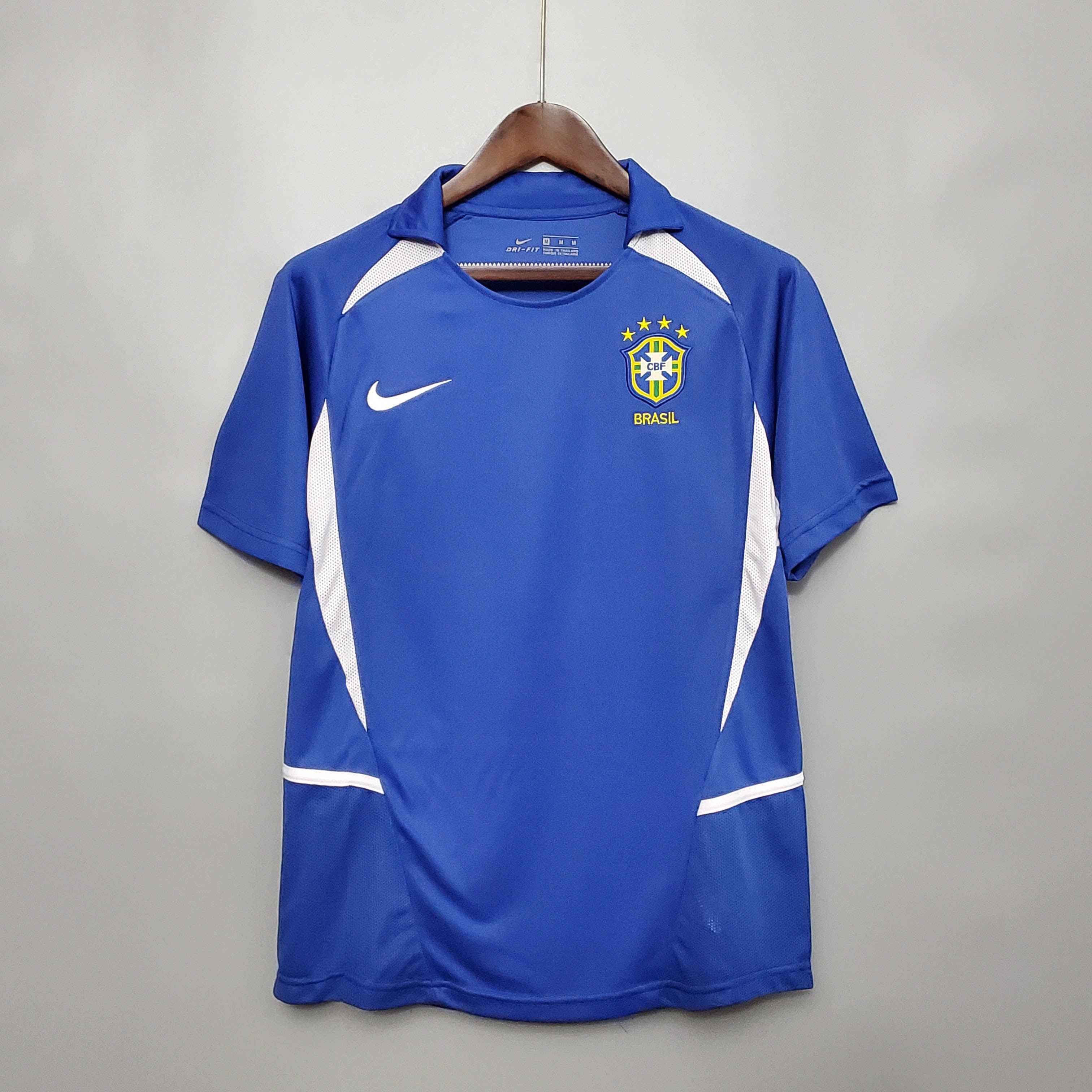 2002 Retro Brazil Away Soccer Jersey-mysite Custom Football Kit- Nextkits