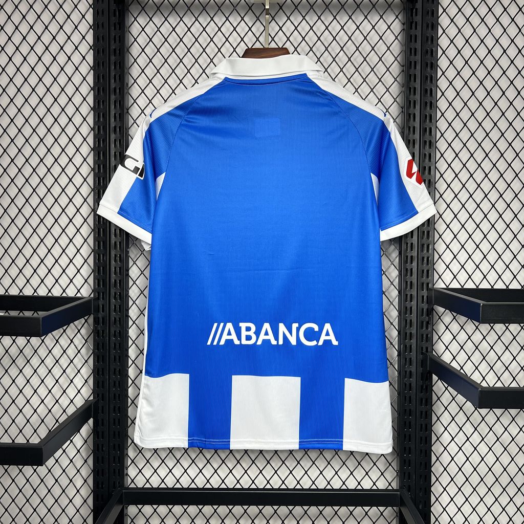 ManixJersey.com | Deportivo de La Coruña 24-25 Home Stadium Jersey - Fans Version -Customize Name, Number and Patch | Worldwide Shipping