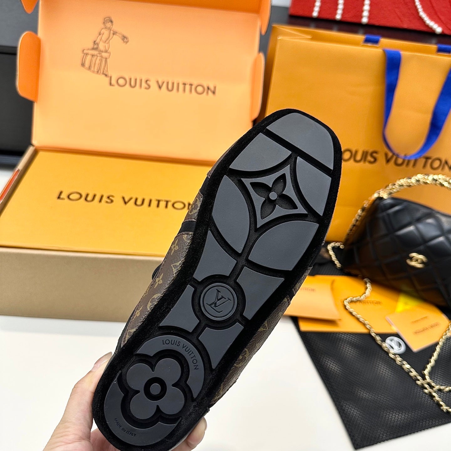 SNEAKERINA TRAINERS IN BROWN AND BLACK FABRIC AND CANVAS、mysite、Cacoeks