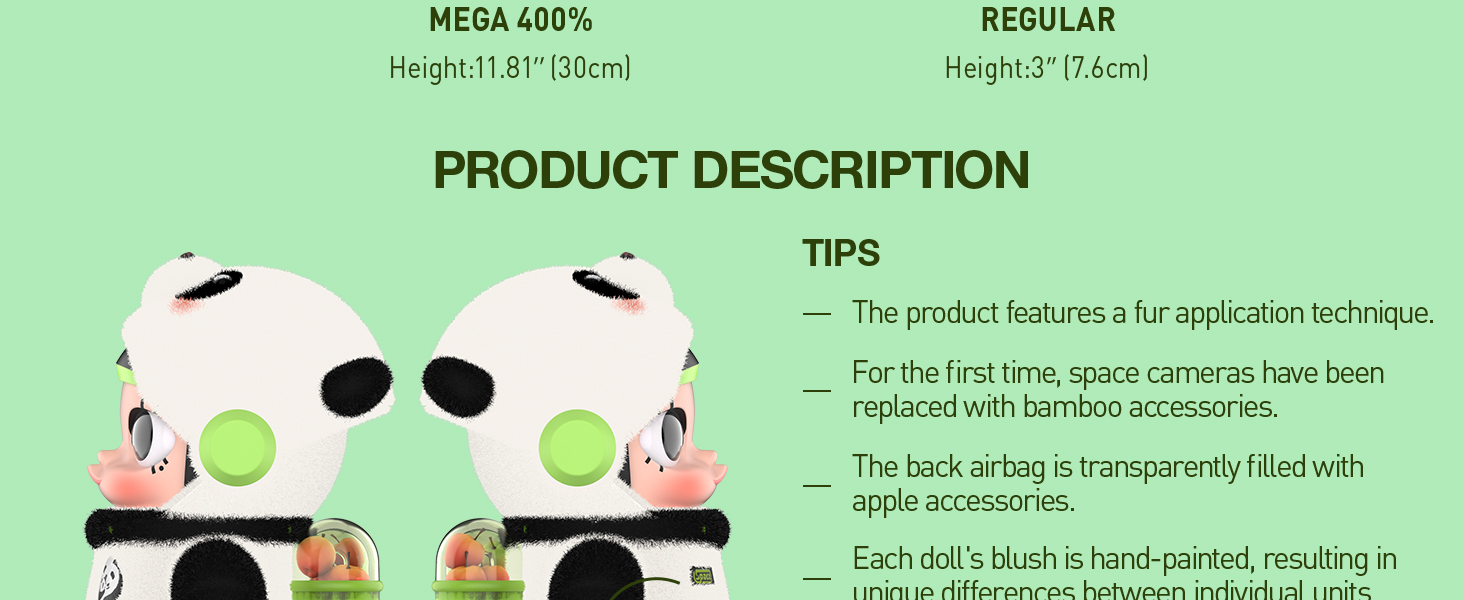 MEGA SPACE MOLLY 400% PANDA