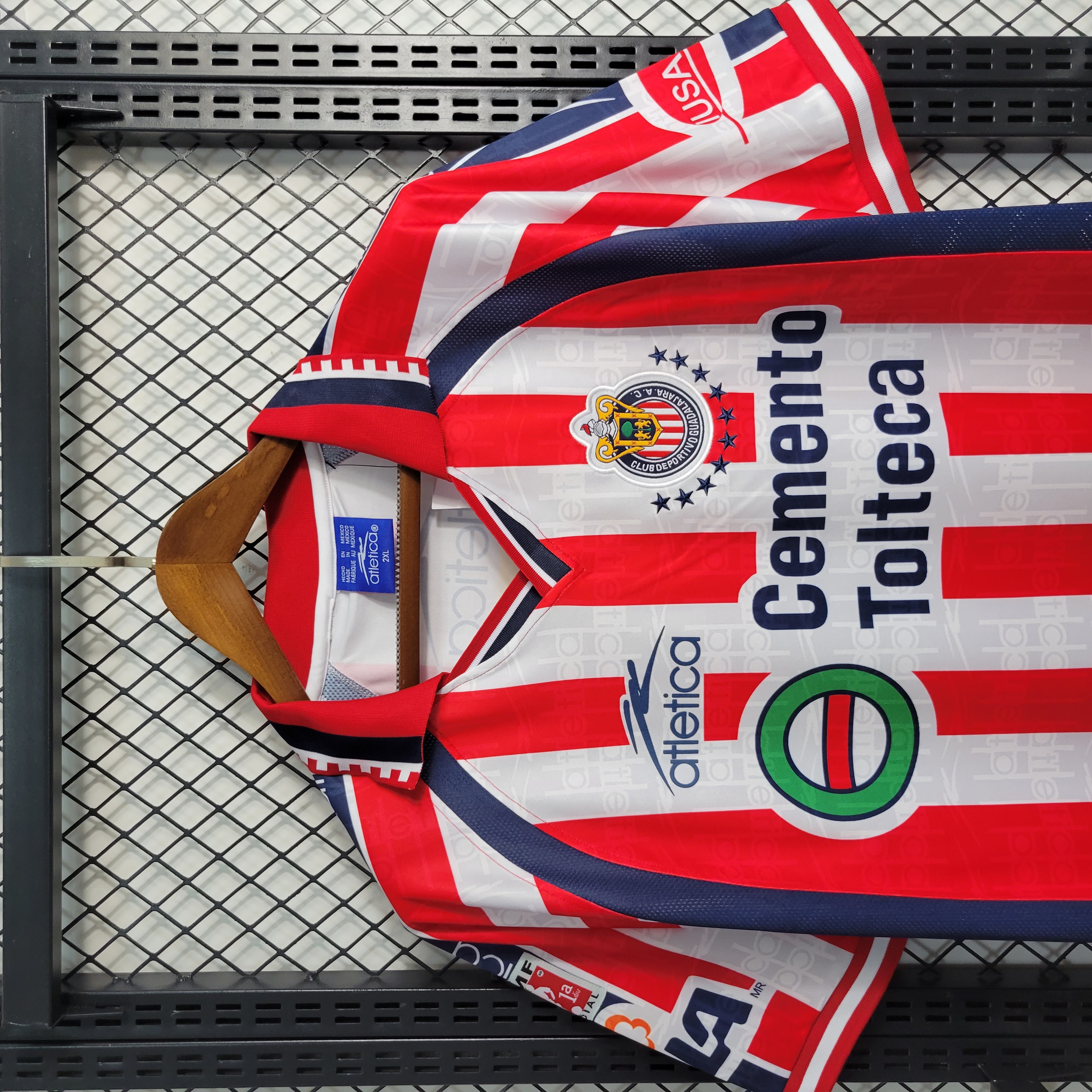SIUjerseys-Retro Chivas de Guadalajara 99-00 Home Stadium Jersey