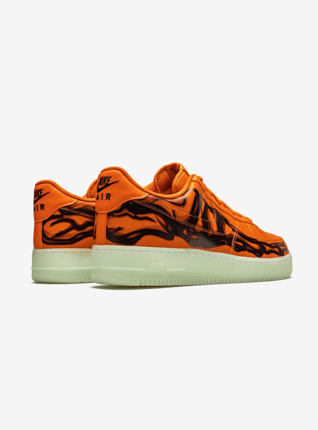 Nike Air Force 1 Low Orange Skeleton Halloween (2020)、NIKE、Cacoeks