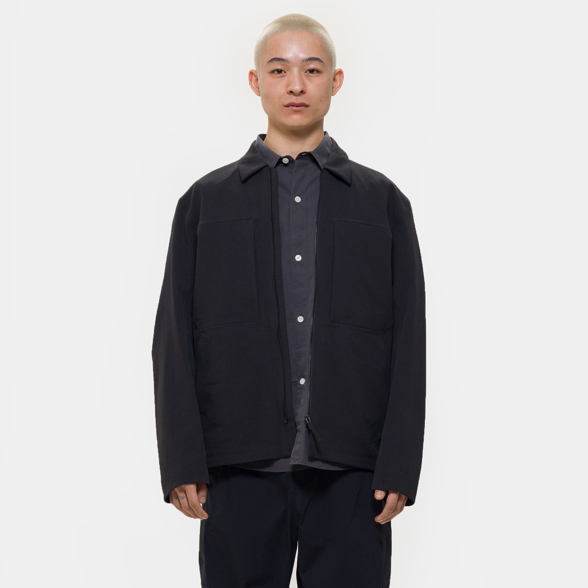 Mionn Softshell Overshirt in Black