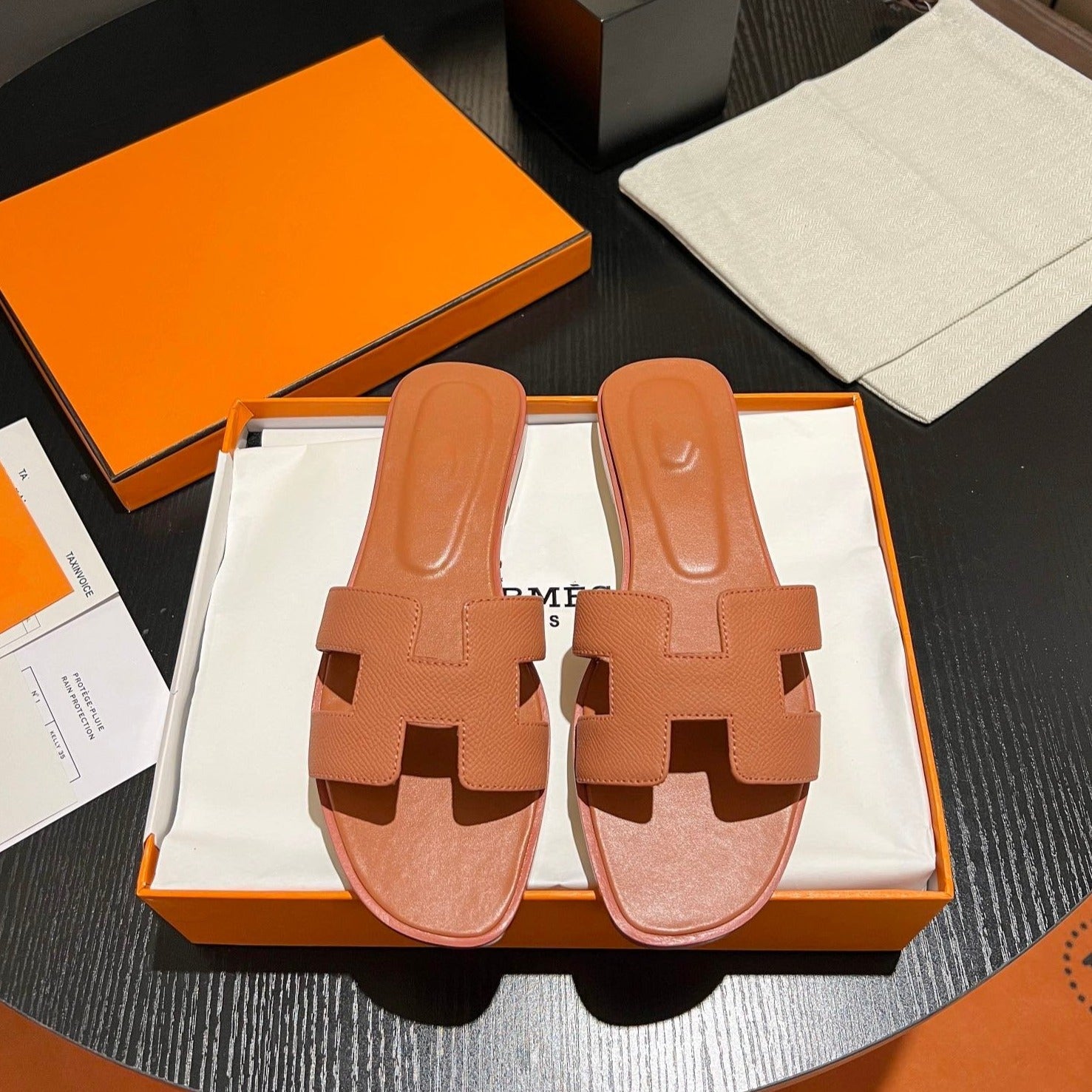 0RAN SANDAL Leather Carrot、mysite、Cacoeks